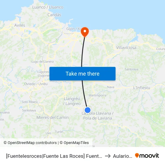 [Fuentelesroces|Fuente Las Roces]  Fuente Les Roces [Cta 00672] to Aulario Norte map