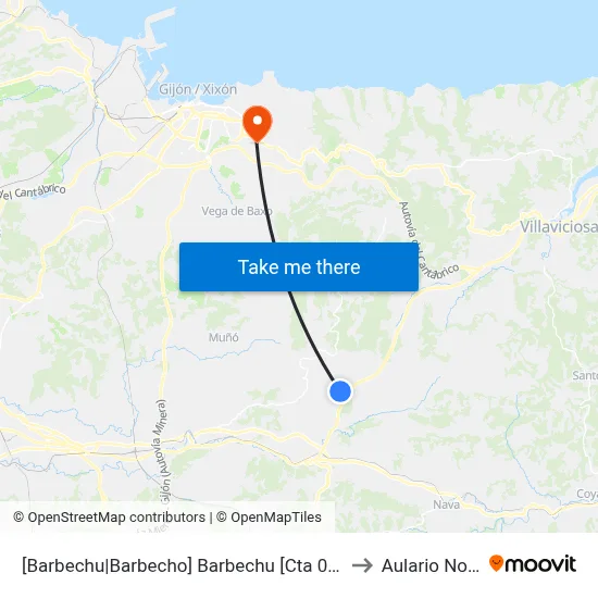 [Barbechu|Barbecho]  Barbechu [Cta 02108] to Aulario Norte map