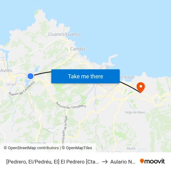 [Pedrero, El/Pedréu, El]  El Pedrero [Cta 02848] to Aulario Norte map