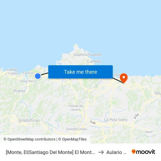 [Monte, El|Santiago Del Monte]  El Monte [Cta 02998] to Aulario Norte map