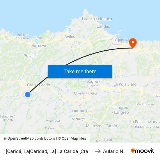 [Caridá, La|Caridad, La]  La Caridá [Cta 03427] to Aulario Norte map