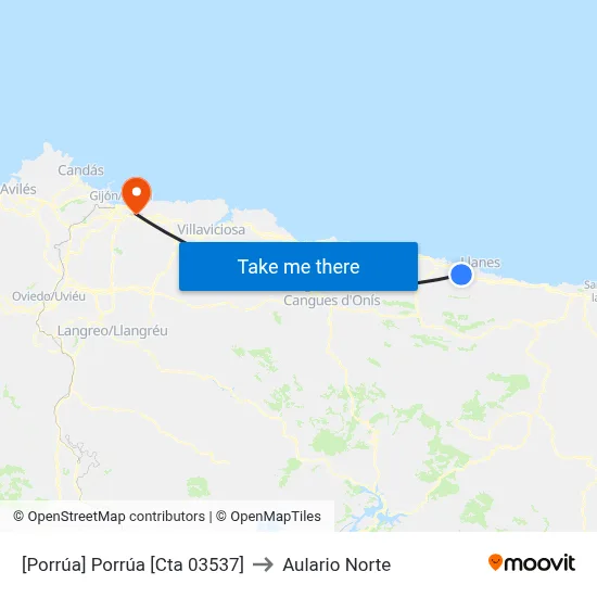 [Porrúa]  Porrúa [Cta 03537] to Aulario Norte map