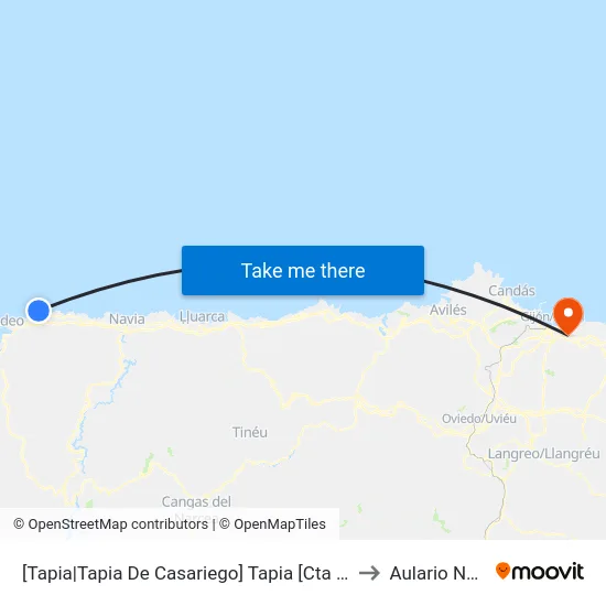 [Tapia|Tapia De Casariego]  Tapia [Cta 04481] to Aulario Norte map