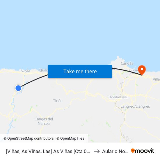 [Viñas, As|Viñas, Las]  As Viñas [Cta 05792] to Aulario Norte map