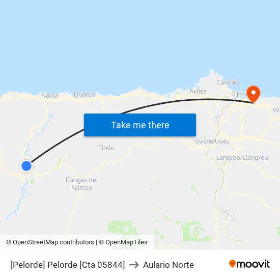 [Pelorde]  Pelorde [Cta 05844] to Aulario Norte map