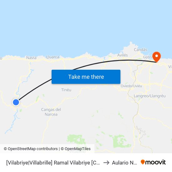 [Vilabriye|Villabrille]  Ramal Vilabriye [Cta 05846] to Aulario Norte map