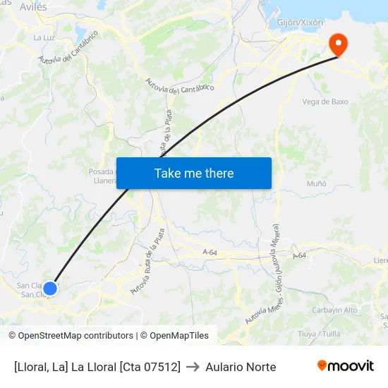 [Lloral, La]  La Lloral [Cta 07512] to Aulario Norte map