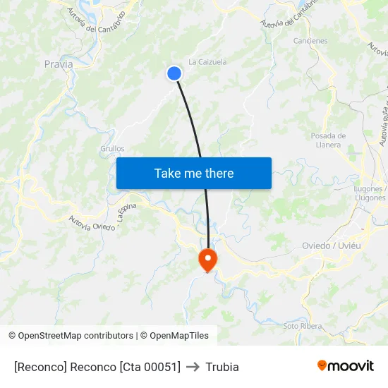 [Reconco]  Reconco [Cta 00051] to Trubia map