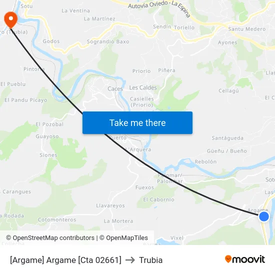 [Argame]  Argame [Cta 02661] to Trubia map