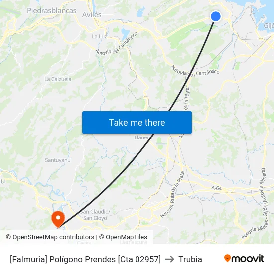 [Falmuria]  Polígono Prendes [Cta 02957] to Trubia map