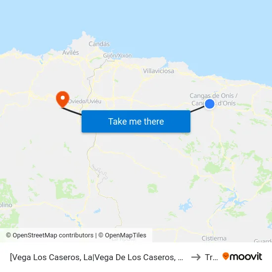 [Vega Los Caseros, La|Vega De Los Caseros, La]  Vega De Los Caseros [Cta 05432] to Trubia map