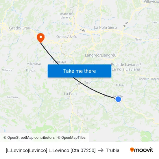 [L.Levinco|Levinco]  L.Levinco [Cta 07250] to Trubia map