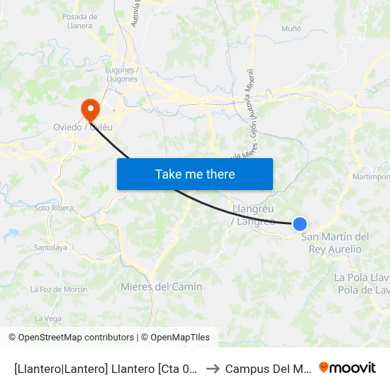 [Llantero|Lantero]  Llantero [Cta 00379] to Campus Del Milán map