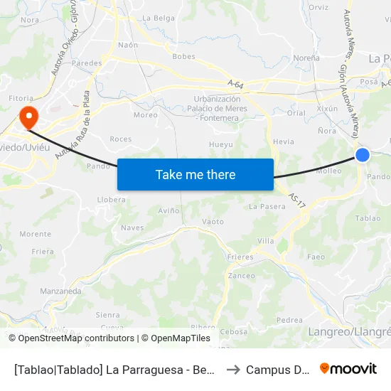 [Tablao|Tablado]  La Parraguesa - Bendición [Cta 00880] to Campus Del Milán map
