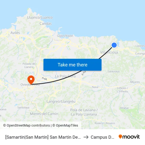 [Samartín|San Martín]  San Martín Del Mar [Cta 01842] to Campus Del Milán map