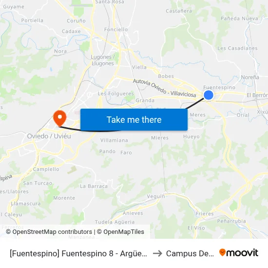[Fuentespino]  Fuentespino 8 - Argüelles [Cta 02043] to Campus Del Milán map