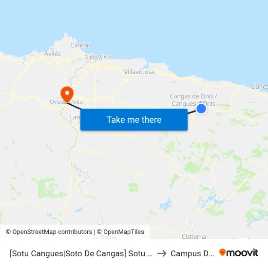 [Sotu Cangues|Soto De Cangas]  Sotu Cangues [Cta 05436] to Campus Del Milán map