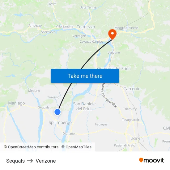 Sequals to Venzone map