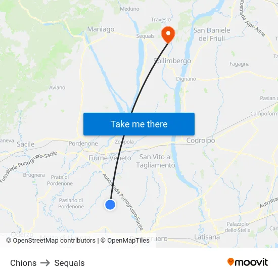 Chions to Sequals map