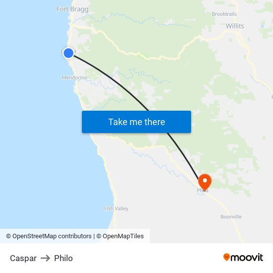 Caspar to Philo map