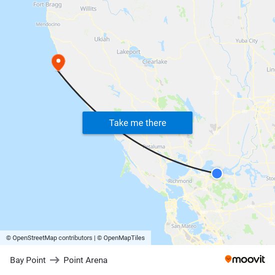 Bay Point to Point Arena map