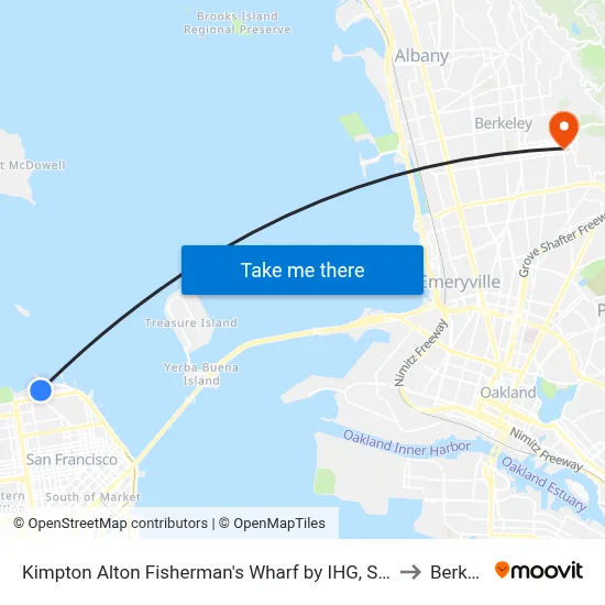 Kimpton Alton Fisherman's Wharf by IHG, San Francisco to Berkeley map
