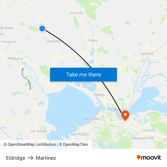 Eldridge to Martinez map