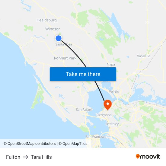 Fulton to Tara Hills map