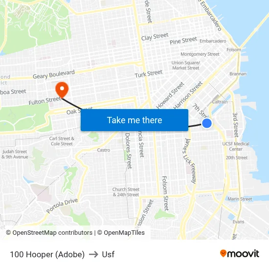 100 Hooper (Adobe) to Usf map