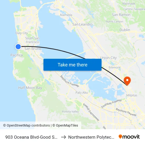 903 Oceana Blvd-Good Shepherd School to Northwestern Polytechnic University map