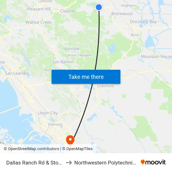 Dallas Ranch Rd & Stonecrest Dr to Northwestern Polytechnic University map