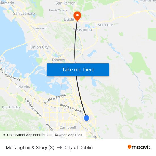 McLaughlin & Story (S) to City of Dublin map