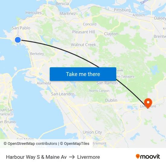 Harbour Way S & Maine Av to Livermore map