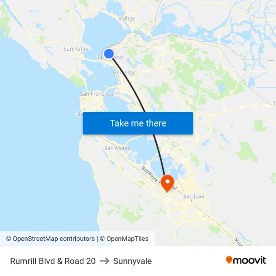 Rumrill Blvd & Road 20 to Sunnyvale map