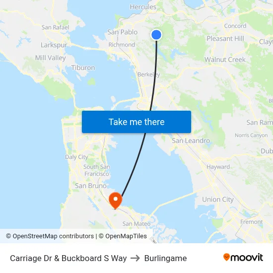 Carriage Dr & Buckboard S Way to Burlingame map