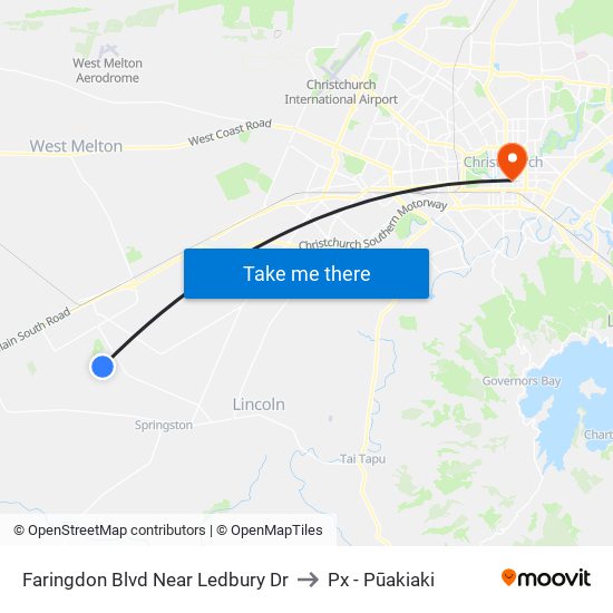 Faringdon Blvd Near Ledbury Dr to Px - Pūakiaki map