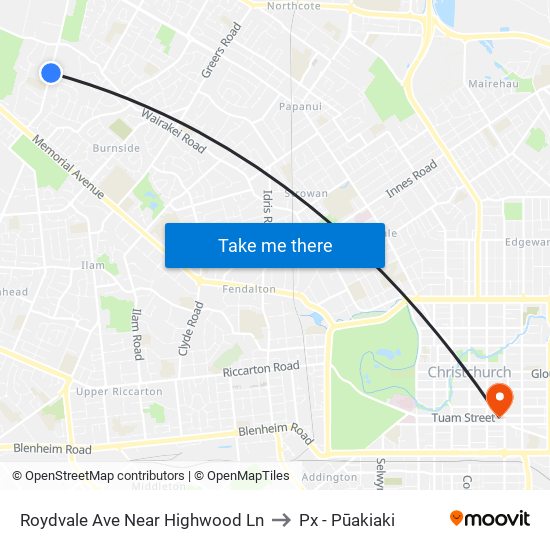 Roydvale Ave Near Highwood Ln to Px - Pūakiaki map