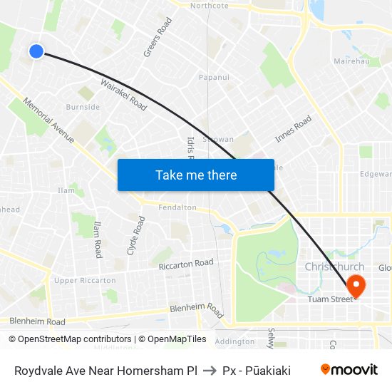 Roydvale Ave Near Homersham Pl to Px - Pūakiaki map