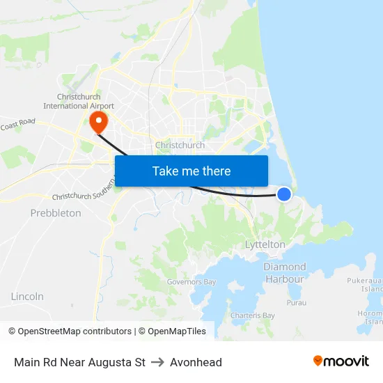 Main Rd Near Augusta St to Avonhead map