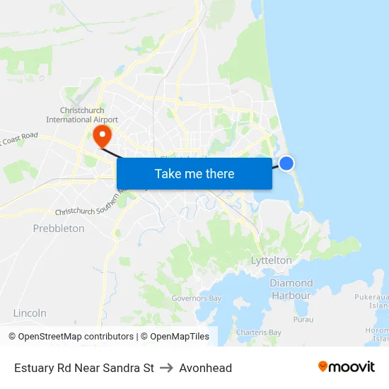 Estuary Rd Near Sandra St to Avonhead map