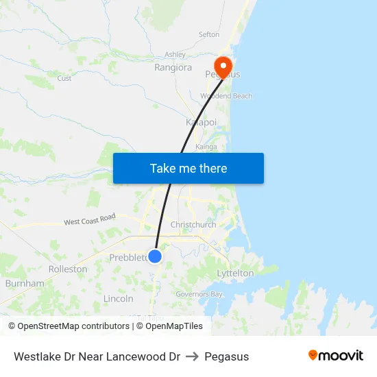 Westlake Dr Near Lancewood Dr to Pegasus map