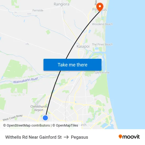 Withells Rd Near Gainford St to Pegasus map
