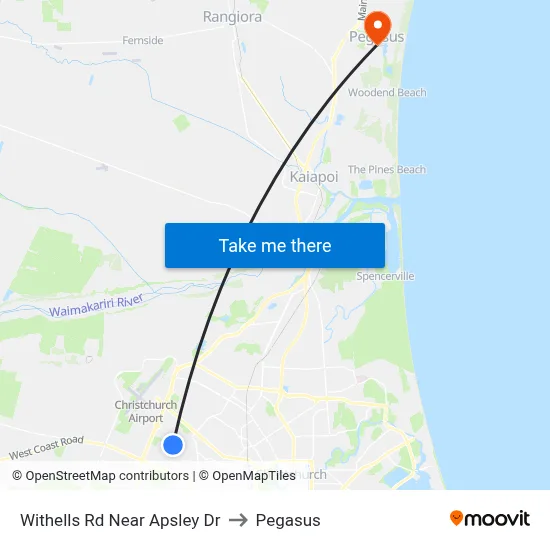 Withells Rd Near Apsley Dr to Pegasus map