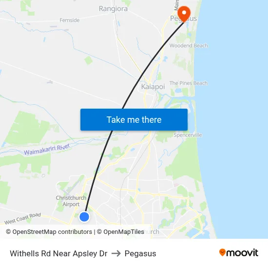 Withells Rd Near Apsley Dr to Pegasus map