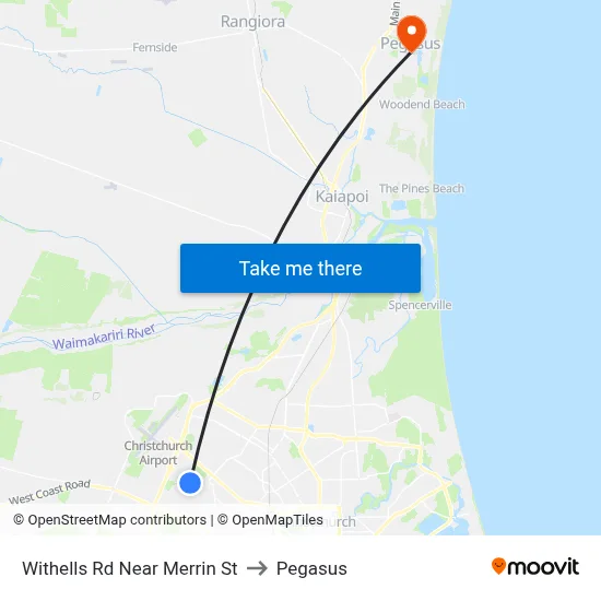Withells Rd Near Merrin St to Pegasus map