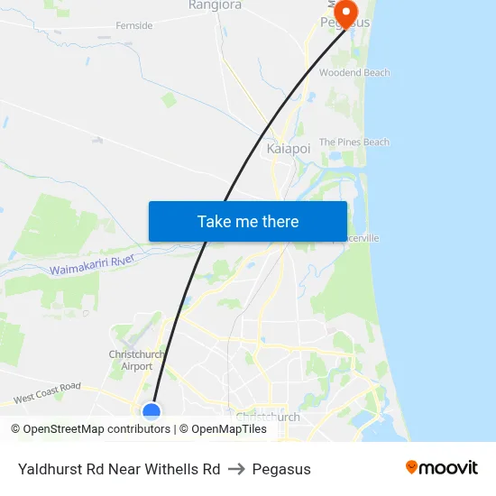 Yaldhurst Rd Near Withells Rd to Pegasus map