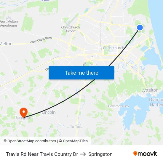 Travis Rd Near Travis Country Dr to Springston map