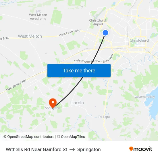 Withells Rd Near Gainford St to Springston map