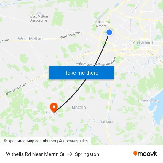 Withells Rd Near Merrin St to Springston map