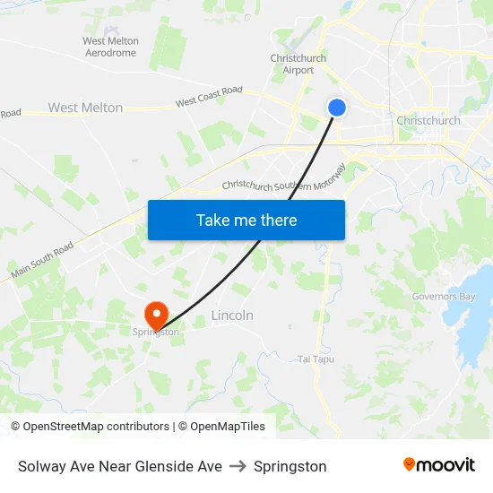 Solway Ave Near Glenside Ave to Springston map